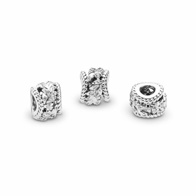 Pandora Dazzling Grain Swirls Charm Sale NZ, Sterling Silver (374021-LKT)